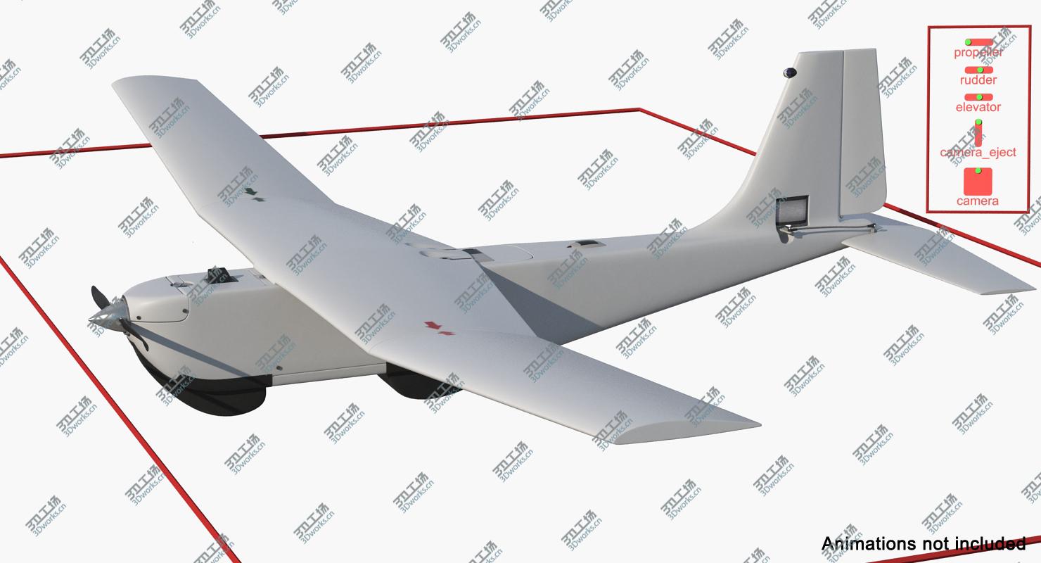 images/goods_img/202105073/3D Hand Launched Unmanned Aircraft System UAS RQ-20B Puma Rigged/3.jpg